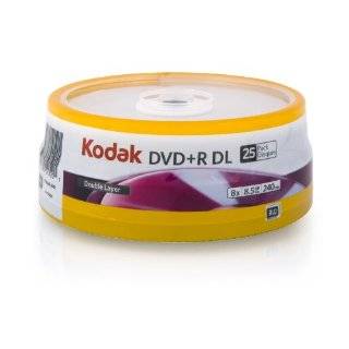  Kodak 50119 DVD+R DL 8.5 GB Double Layer   10 pack 