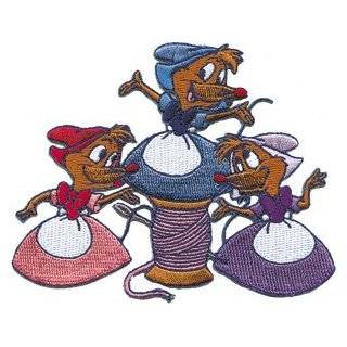  Disney Cinderella Boy Mice Embroidered Iron On Movie Patch 