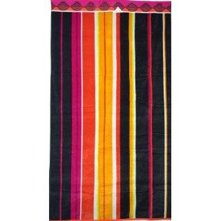 Luxury Oversized Beach Towels, Diamond Stripes, 100% Egyptian Cotton