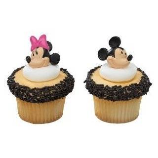  Mickey Mouse and Minnie Mouse Cupcake Rings 12 Pack Toys 