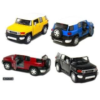 Set of 4 5 Toyota FJ Cruiser 136 Scale (Black/Blue/Red / Yellow)