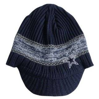   Dallas Cowboys Navy Blue Atlas Knit Visor Beanie