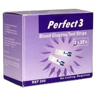 Gluco Perfect DIA 3820 Perfect3 Blood Glucose Monitoring System Voice 