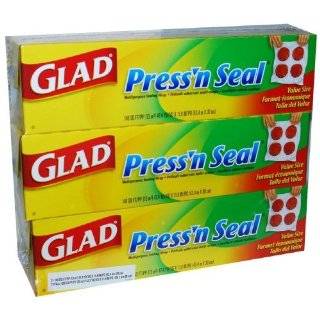 Glad Pressn Seal Plastic Wrap, 70 Sq Ft (Pack of 6)  