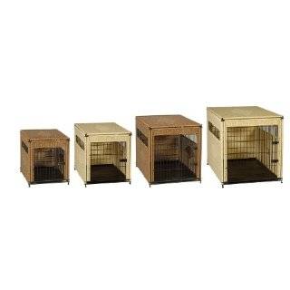   Dog Crate   Large Mr. Herzhers Deluxe Pet Residence Wicker Dog Crate