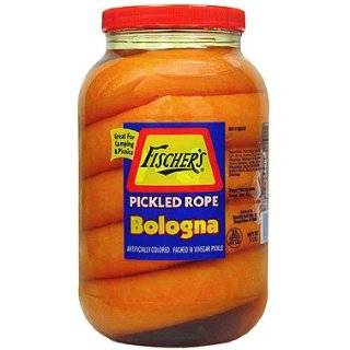 Hot Pickled Bologna   2 Jars  Grocery & Gourmet Food