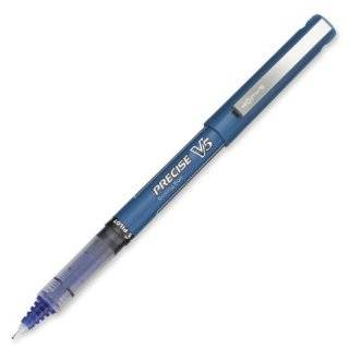 Pilot Precise V5 Stick Rolling Ball Pen, Extra Fine Point, Blue Barrel 