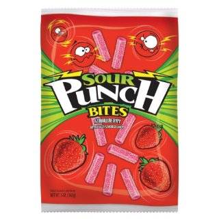 Sour Punch Bites Zappin Apple, 5 Ounce Grocery & Gourmet Food
