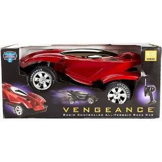 Blue Hat RC Vengeance Car, Red Blue Hat RC Vengeance Car
