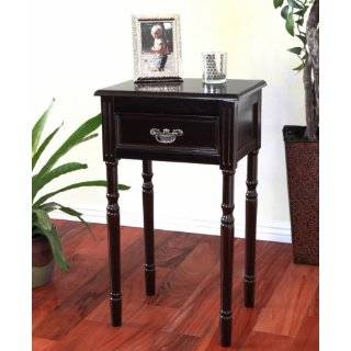  Oval Side Table, Cherry Finish