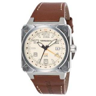   902RG Stainless Steel Case and Genuine Leather Strap Watch Watches