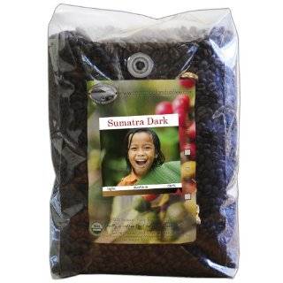   Island Coffee Roasters Sumatra, Dark Roast, Whole Bean, 5 Pound Bag