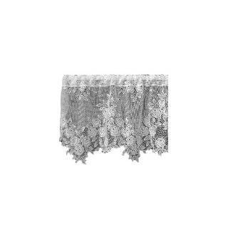   Lace Cotton Cafe Curtain/valance white 